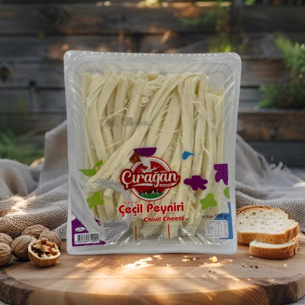 Çırağan Yarım Yağlı Naturel Taze Çeçil Peyniri 1 Kg